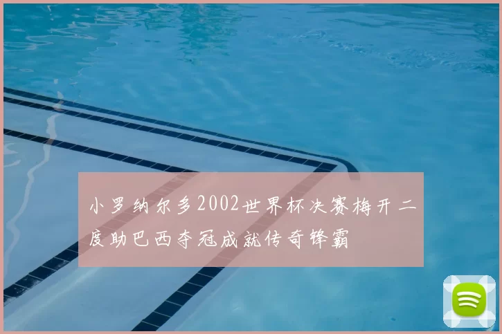 小罗纳尔多2002世界杯决赛梅开二度助巴西夺冠成就传奇锋霸