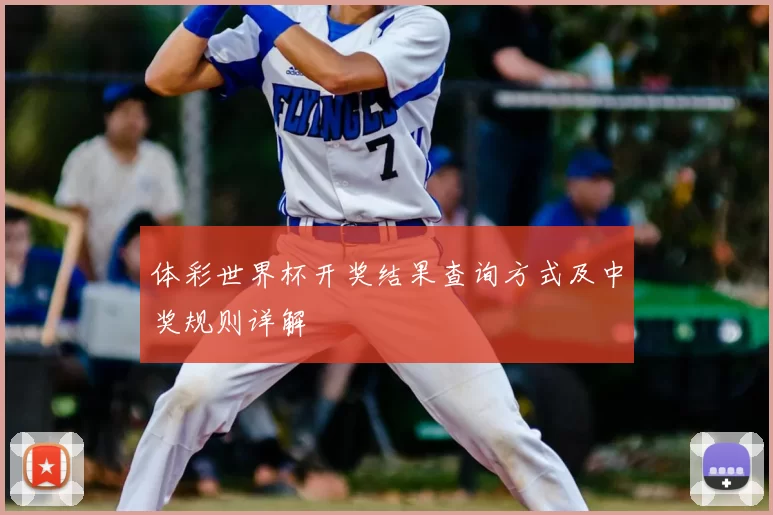 体彩世界杯开奖结果查询方式及中奖规则详解